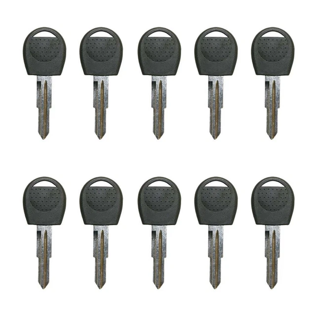 New Uncut Chipped Transponder Key Replacement for GM ID48 Chip DW04RAP (10 Pack)