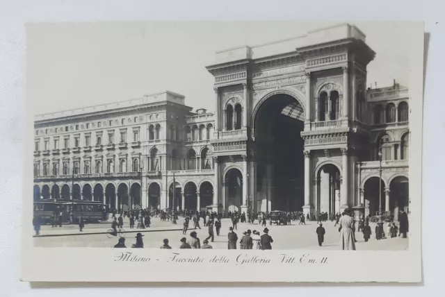 50504 Cartolina - Milano - Facciata Galleria Vittorio Emanuele III