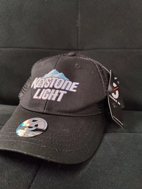 Keystone Light Men's Adjustable Hat in black (Three In Brand)