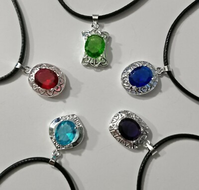 TURQUOISE GEMSTONE NUGGET in silver 4 strand charm necklace