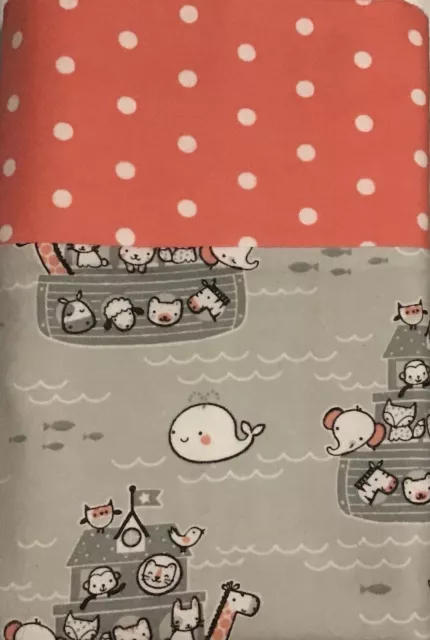 NEW Flannel Pillow Case Noahs Ark Free Shipping