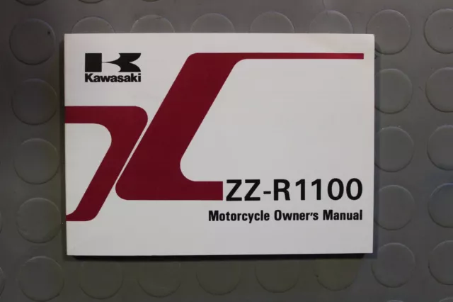 Kawasaki Zz R1100 Handbuch Verwendung Wartung Englisch April 1995 ZZ-R1100-D3