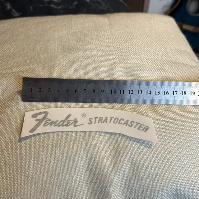 Fender Stratocaster headstock decal / vinyl sticker transfer / NEW UK STOCK 3