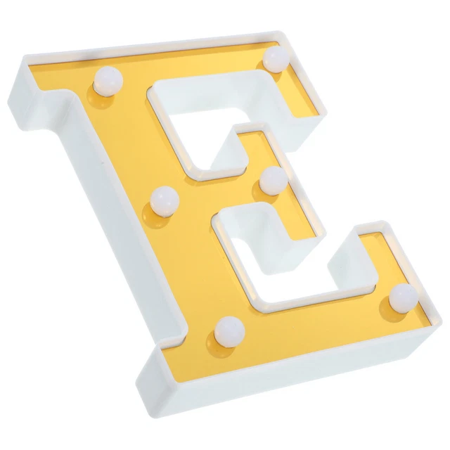 LED LIGHT BIRTHDAY Party Decorations Alphabet Night Letter Tabletop £7.