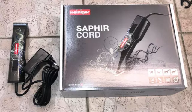 Neu Heiniger Saphir Cord Pferde Schermaschinen Schermesser NP: 339€ RF1