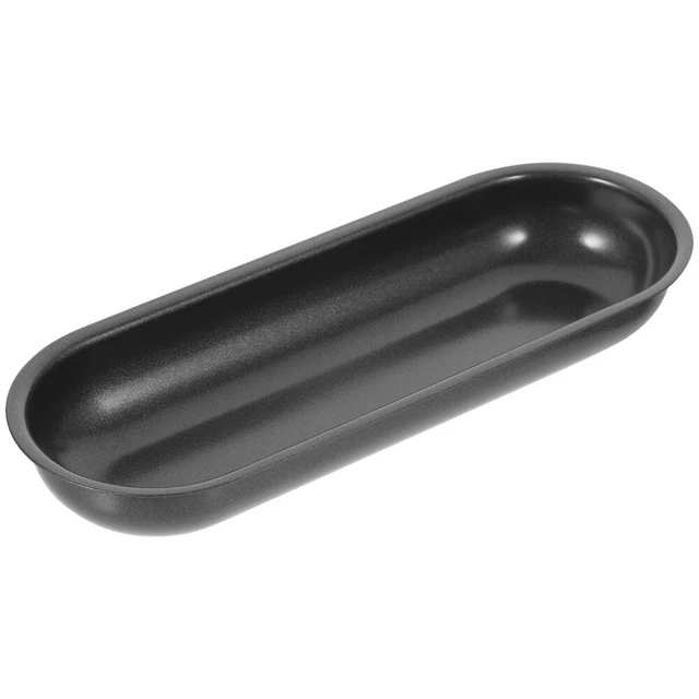 Hot Dog Carbon Staal Worst Mallen Non Stick Bakvormen Ovale Hotdog Broodje Bakpan voor DIY Zelfgemaakte Brood Tool 3 Stks