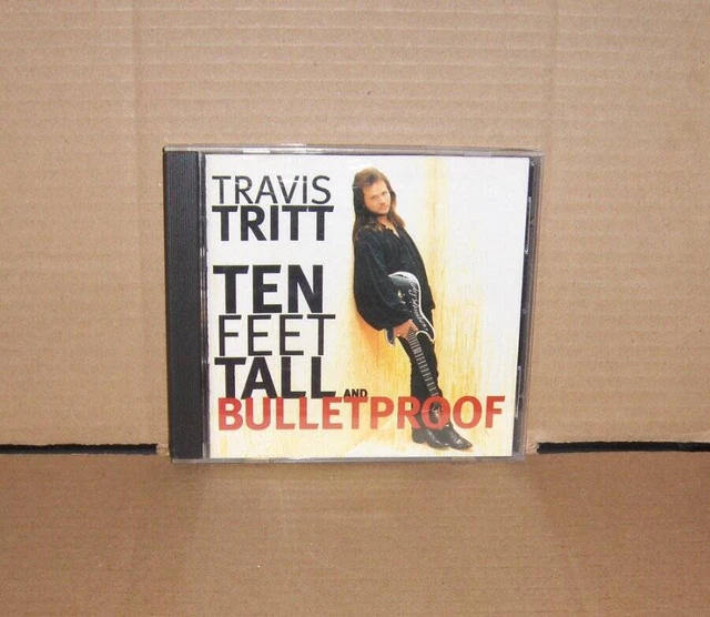 TEN FEET TALL And Bulletproof by Travis Tritt CD 1994 Warner Bros. $6.