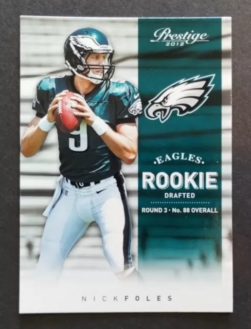 2012 Prestige RC Rookie #232 Nick Foles, Philadelphia Eagles