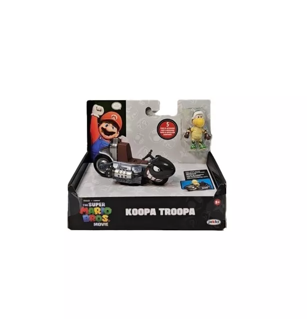 The Nintendo Super Mario Bros. Movie Toy Racer Kart Koopa Troopa Action Figure