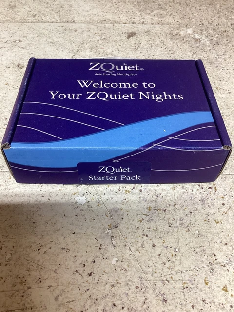 ZQUIET Starter Pack Totalmente Nuevo Caja Abierta Boquilla Antirronquidos Noches Tranquilas