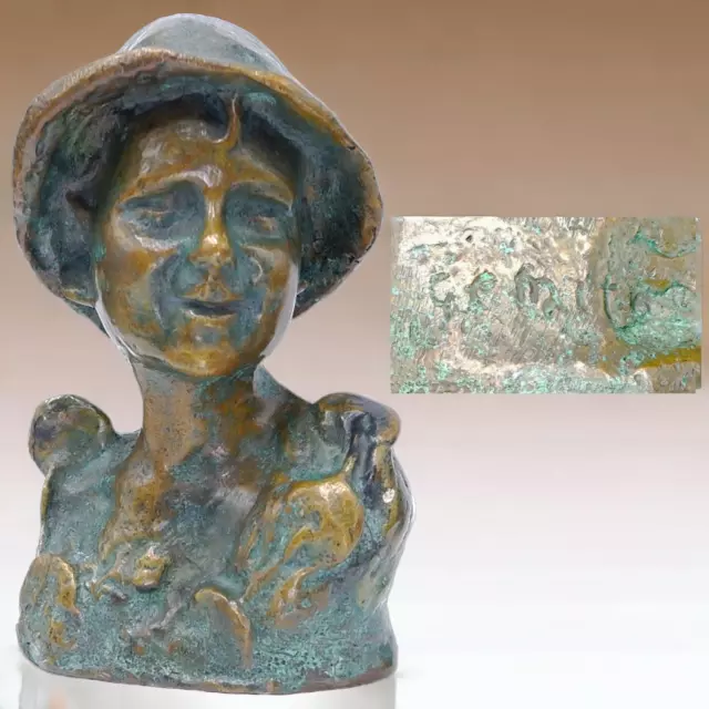 Gemito Scultura Bronzo Pastorello Bambino Cera Persa 1900 Arredo Collezione