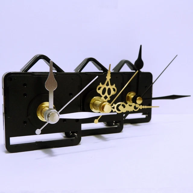 QUARTZ CLOCK MOVEMENT sweep mechanism (non ticking) with hands. £2.99