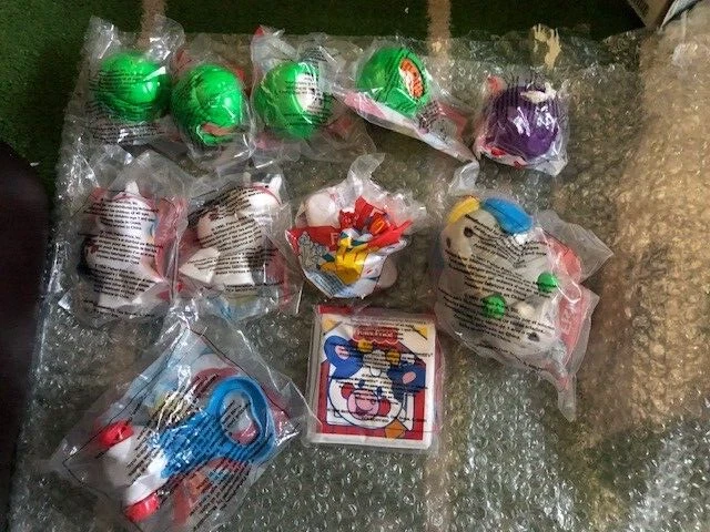 McDonalds Happy Meal Toys featuring 11 vintage Fisher Price toys MINT NIP