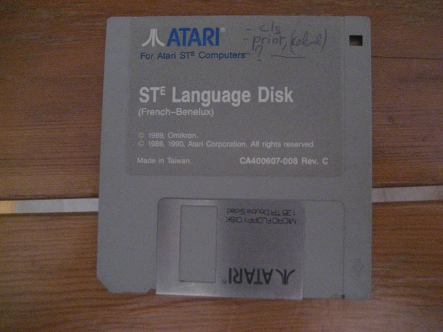DISQUETTE ATARI STE Language vintage EUR 9,90 - PicClick FR