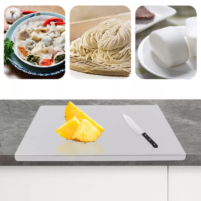 Stainless Steel Cutting Board Chop Board Edge Worktop Saver Counter  Protector US