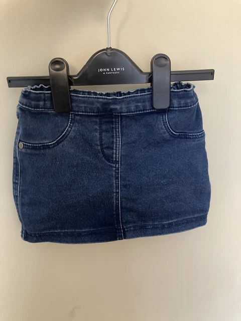 Gonna jeans pacchetto ragazza ragazzo unisex età 4-5 mini fondo next jojo mamma bebè corde 19