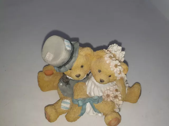 Vintage 1992 Robbie and Rachael Love Bears All Things Cherished Teddies Sehr guter Zustand 2