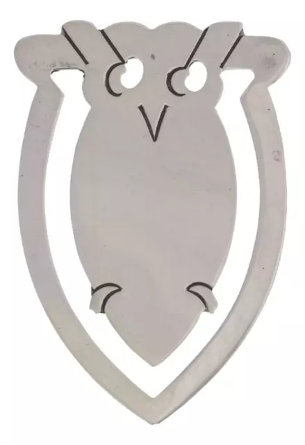 Sterling Silver Bookmark / Page Marker Novelty OWL