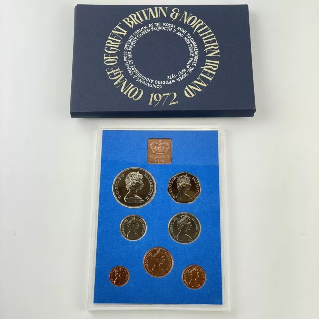 1972 Coinage Of Great Britain & Northern Ireland 7 Coin Set