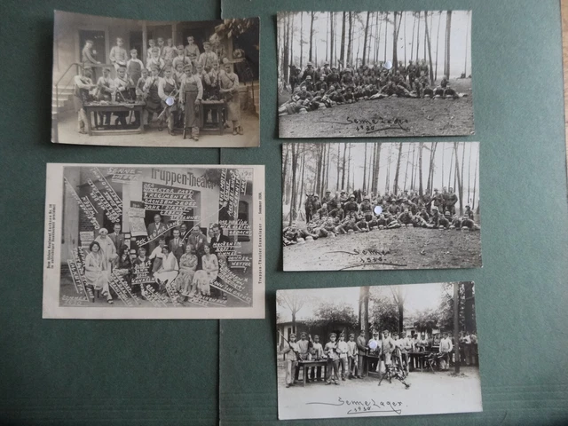 Foto Konvolut Reichswehr 10 Sächsisches IR Reg. Dresden AK Sennelager Theater