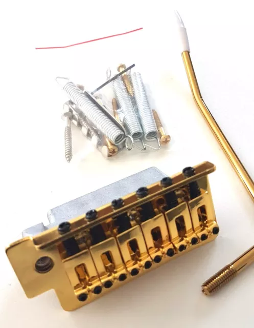 Neu Bridge STRATOCASTER Tremolo Komplett Gold für Gitarre STRAT