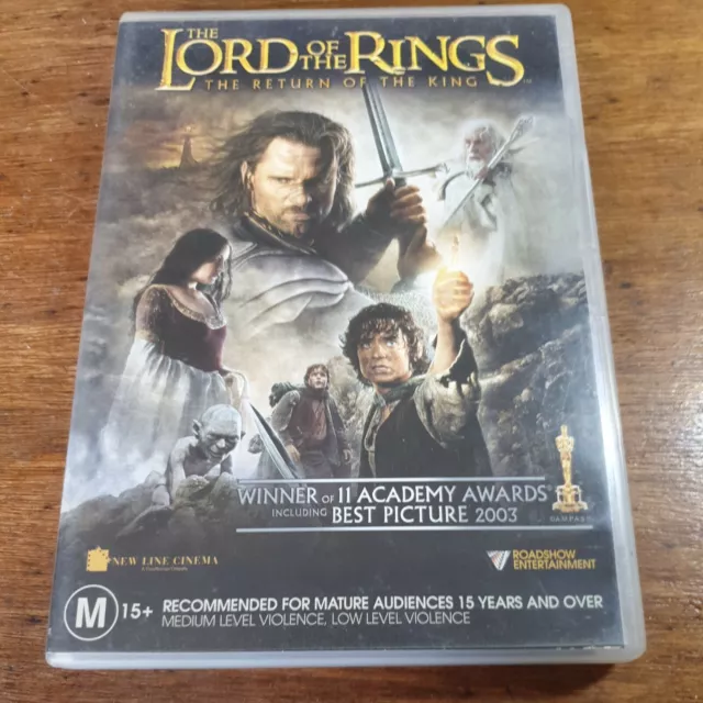 The Lord of the Rings the Return of the King DVD R4 FREE POST