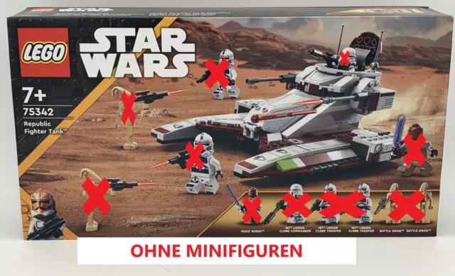 LEGO Star Wars 75342 Republic Fighter Tank ohne Figuren Neu