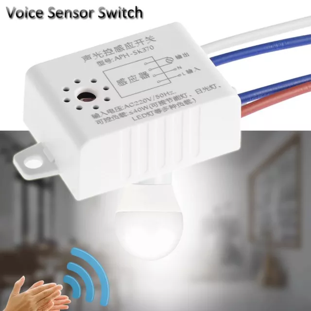 Detector Module 220V Sound Voice Sensor Intelligent Light Switch Auto On Off