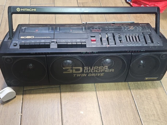 Hitachi TRK-3D8E Boombox - Pour Pièces Ou Réparation