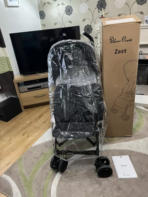 Silver Cross Zest Single Stroller - Black (SX2242.BK)