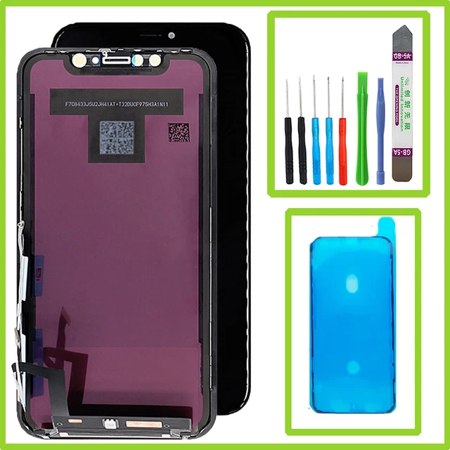 HX Screen Fits for IPHONE XR HD 3D LCD Display Incl. Adhesive Pad + Tool Set
