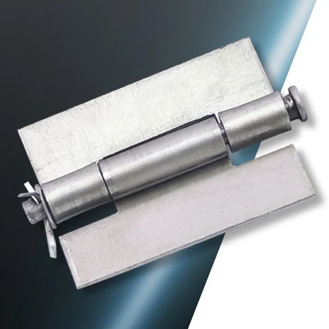 Practical Butt-welding Hinge Welded Hinge 2PCS Flat Steel Heavy Metal Iron
