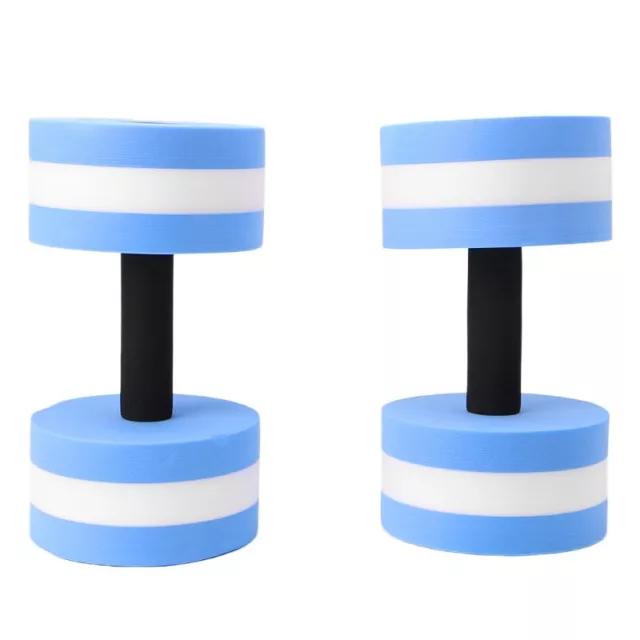 2x Water Aerobics Dumbbell Medium EVA Foam Aquatic Barbell Fitness Pool Exercise