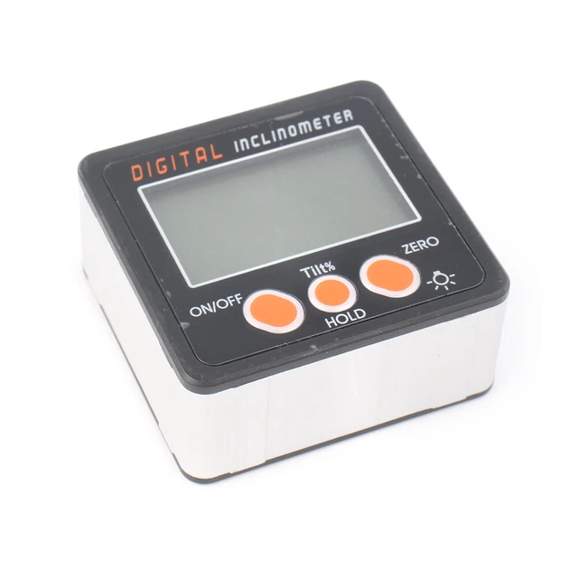 0-360° Digital Inclinometer Level Box Protractor Angle Finder Bevel Gauge Magnet