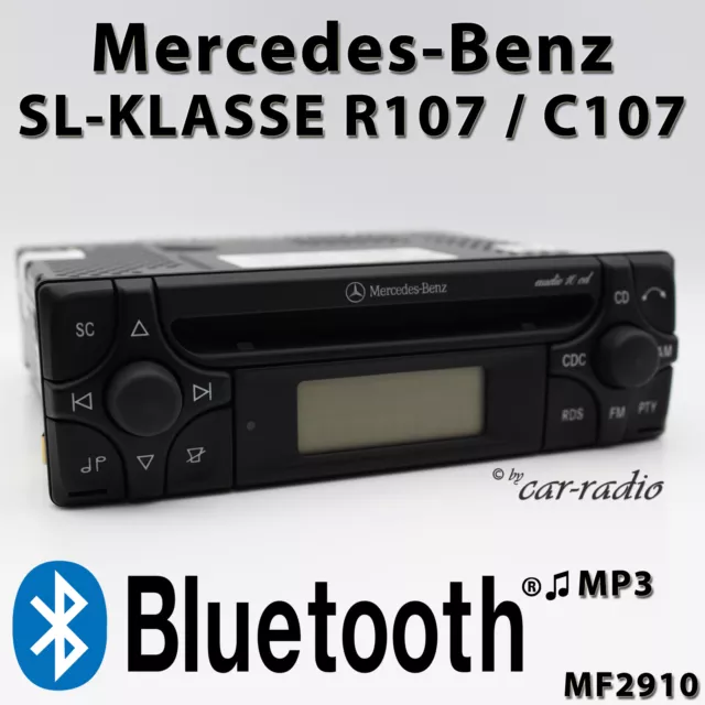MERCEDES R107 RADIO Audio 10 CD MF2910 MP3 Bluetooth SL-Class C107 Car  Stereo £217.53 - PicClick UK