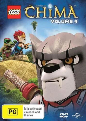 LEGO LEGENDS OF Chima Volume DVD GOOD Free Post Region