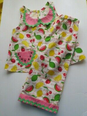 Handmade Custom Resell 2PC Watermelon Fruit Outfit