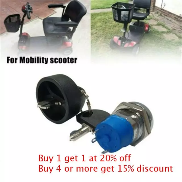 Switch Lock Mobility Scooter Spare Start Electric Scooter Lock Ignition Switch