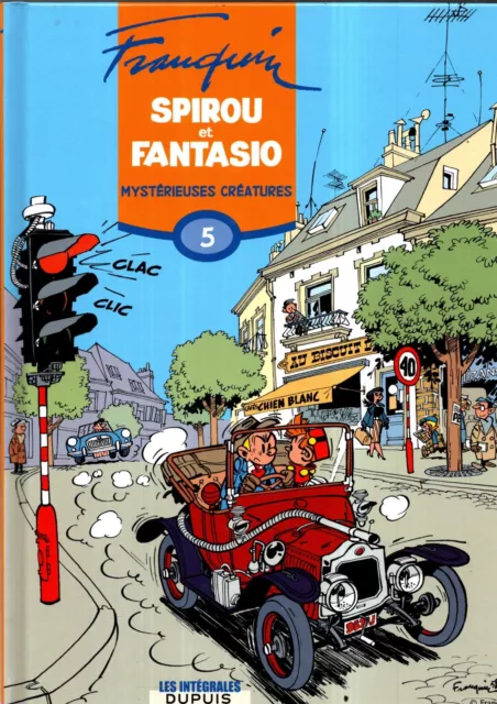 FRANQUIN. Spirou et Fantasio intégrale 5. Mystérieuses créatures. DUPUIS 2008