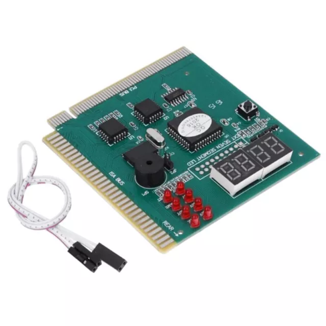 4 Digit PC Analyzer Diagnostic Post Card Motherboard Tester for ISA PCI Bus6896