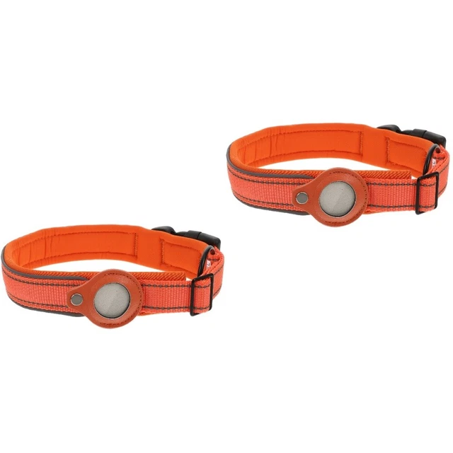 2 Pc Anti Lost Locator Shell Tag Dog Collar Anti- Case Fitness Protector
