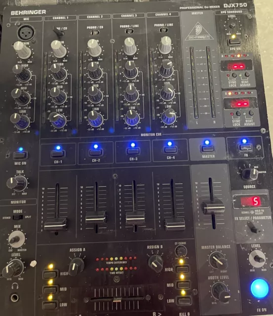 Behringer DJX750 DJ Pro Mixer - SPARES & REPAIRS - RRP £228