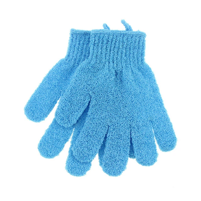 BODY BRUSH GLOVE Exfoliating Gloves Face Frosted Take A Bath Miss £5.06