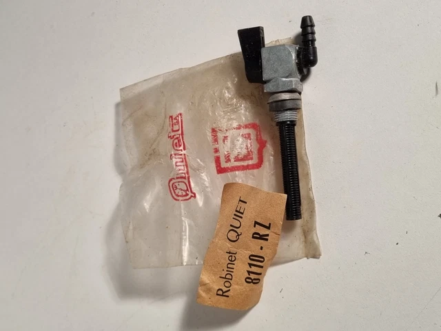 N.O.S robinet d'essence QUIET 8110 MOTOBECANE MOTOCONFORT PEUGEOT mobylette M10