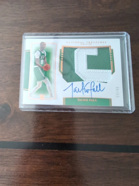2019-20 National Treasures Basketball Rookie Patch Auto Tacko Fall /49 144