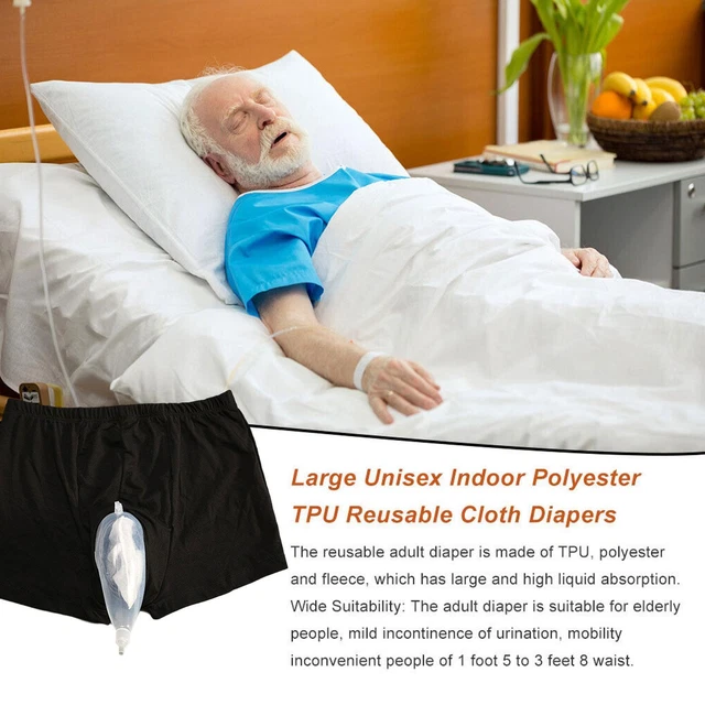 ADULT URINAL LEG Bag Incontinence Pants Pee Catheter Holder Collecto