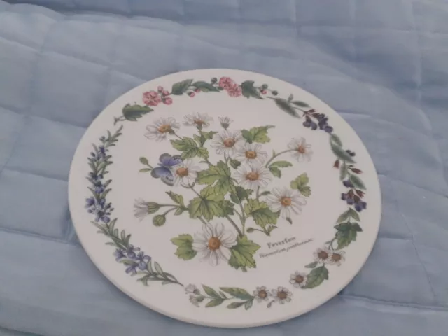 Royal Worcester Collector's Plate 'Feverfew'