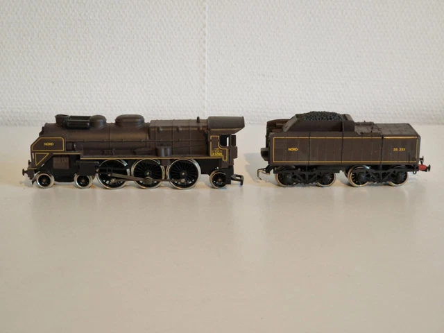 Locomotive à Vapeur Jouef HO échelle 1/87, Verte, Avec Tender - Très Bel état Occasion