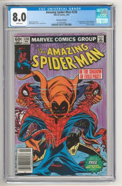 Amazing Spider-Man #238 CGC 8.0 - First Appearance of Hobgoblin - Newsstand