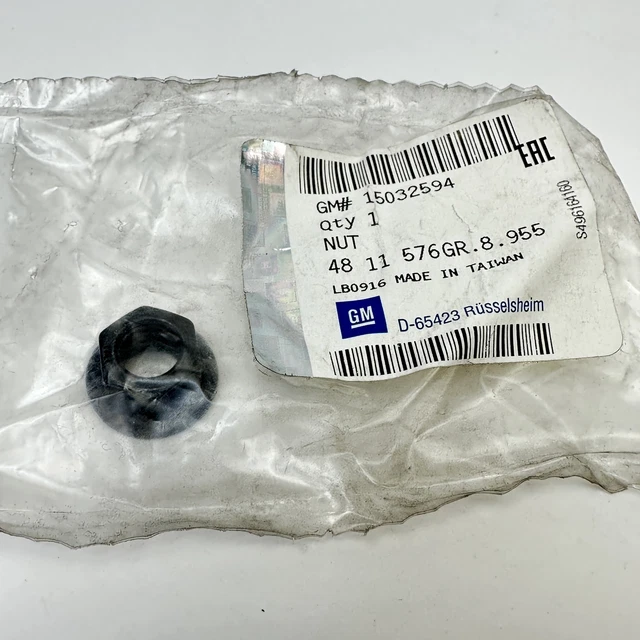 VAUXHALL INSIGNIA EXHAUST Pipe Engine Mount Brace M10 1x Nut Genuine GM